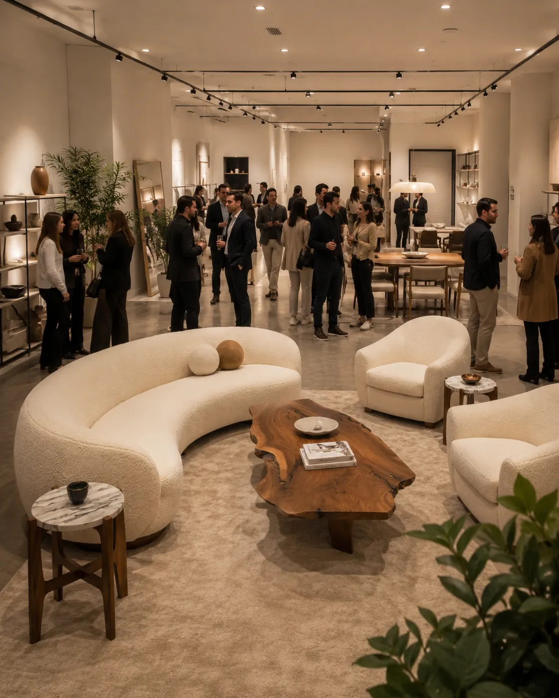 Evento DACOR LUNA — exposición de mobiliario de lujo y networking en Lima
