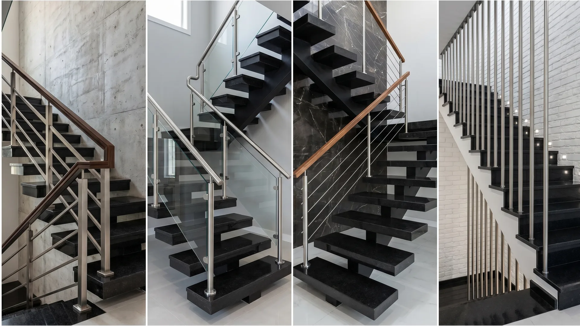 Barandas y escaleras en acero inoxidable — Dacor Luna